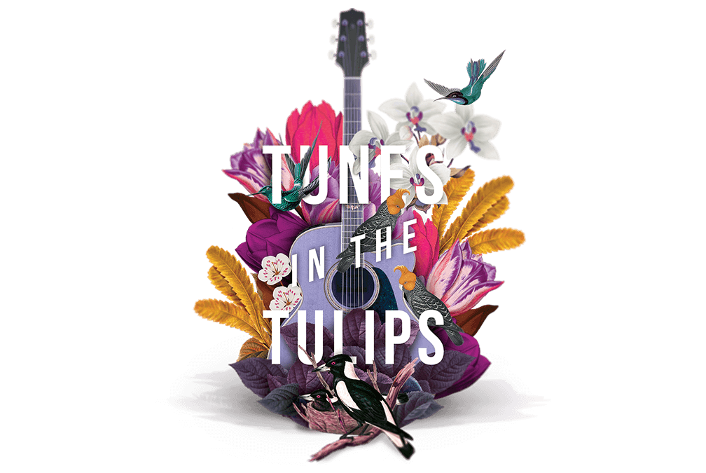 Tunes in the Tulips poster series